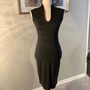 Grey sleeveless dress